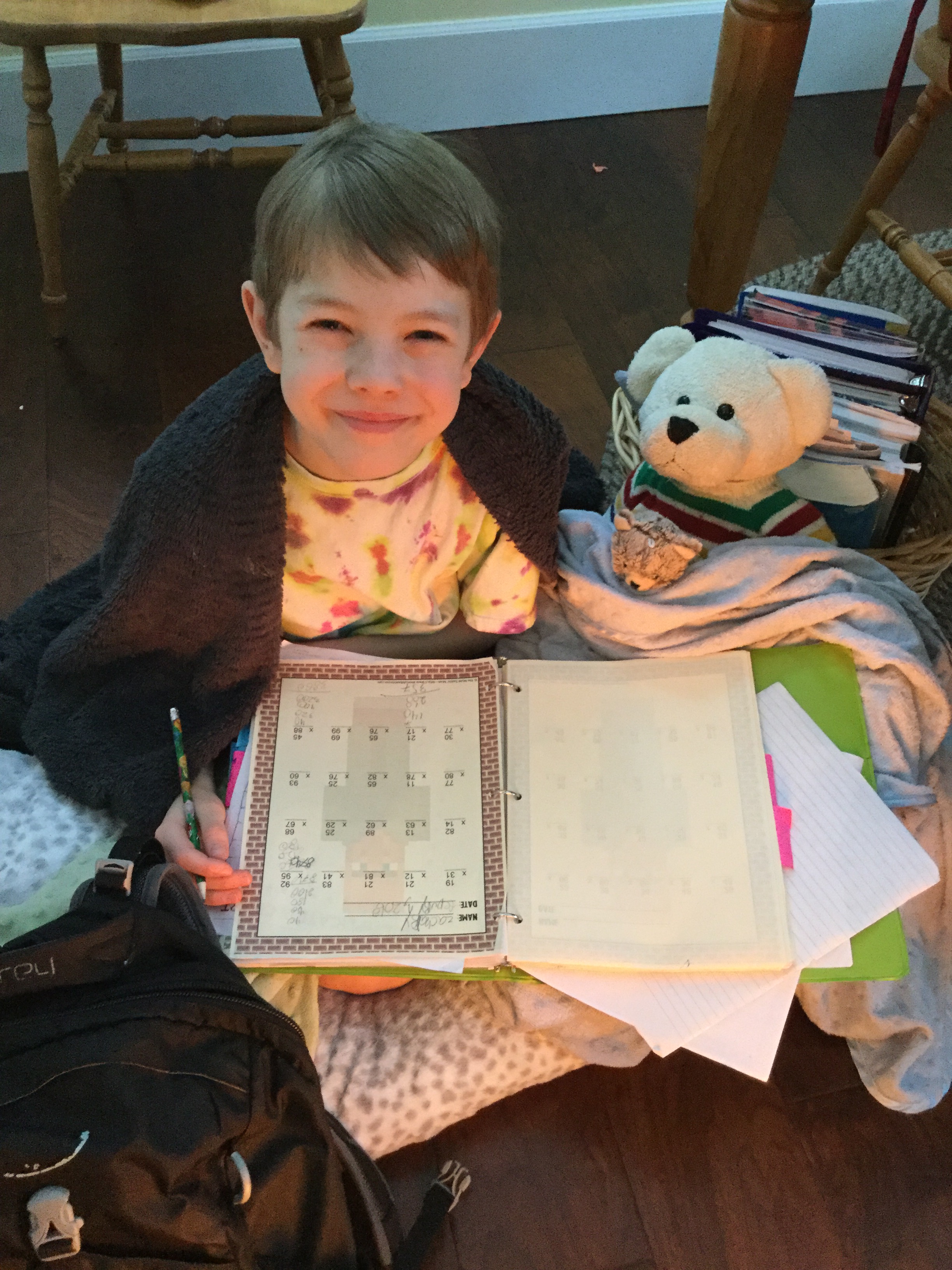 zach reading: planning for our homeschool