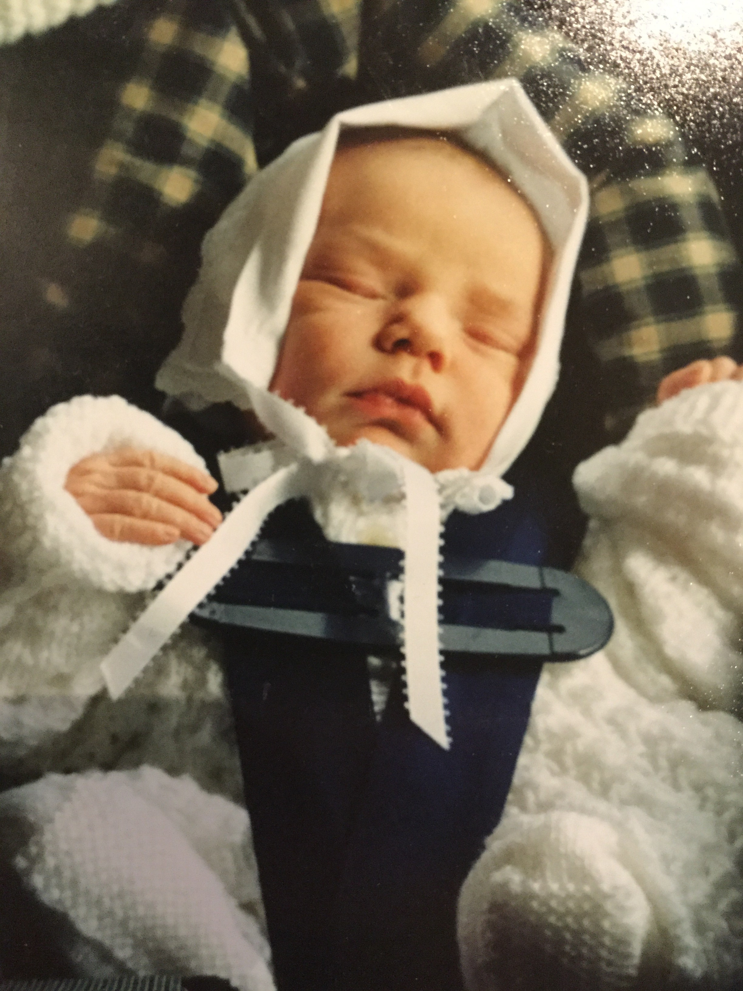 Hannah as a baby