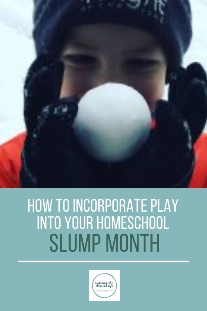 how to incorporate play into the homeschool slump month
