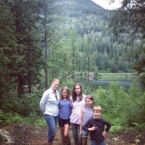 Me and my beautiful kiddos in the Kootenays of British Columbia. This is how to start homeschooling in British Columbia.