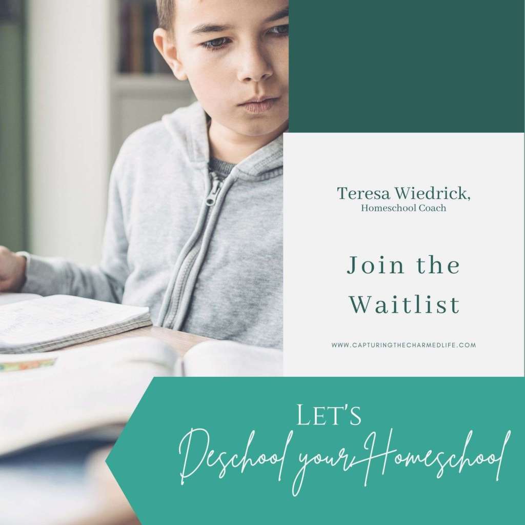 Join the Deschool your Homeschool waitlist so you can have freedom, individualization and purpose in your homeschool.