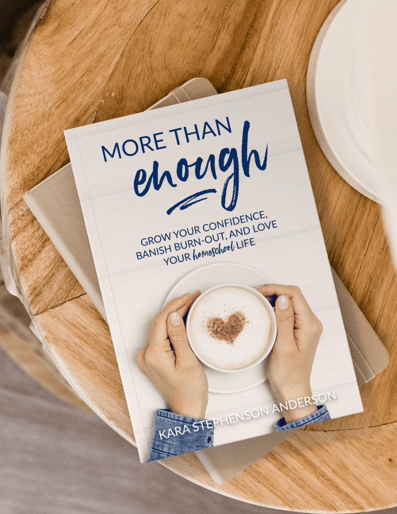 Kara S. Anderson, author of More than Enough on the Homeschool Mama Self-Care podcast