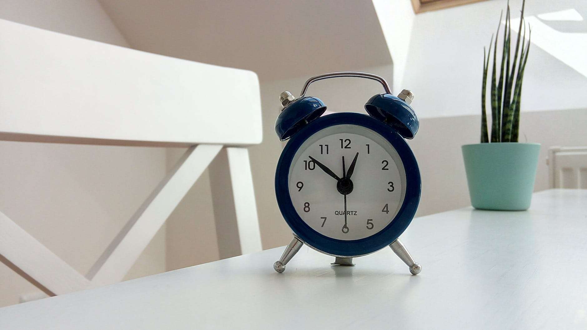 round black alarm clock: build boundaries around your time