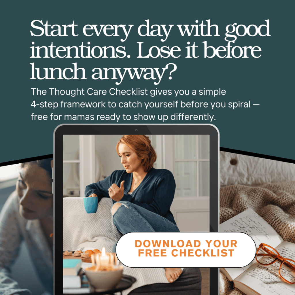 Thought Care Checklist for Homeschool Moms