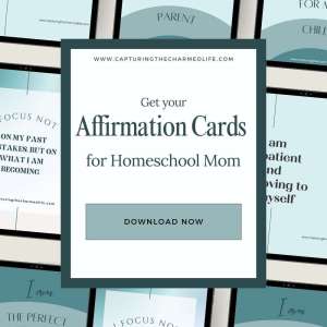 Homeschool Mama Daily Affirmation Cards