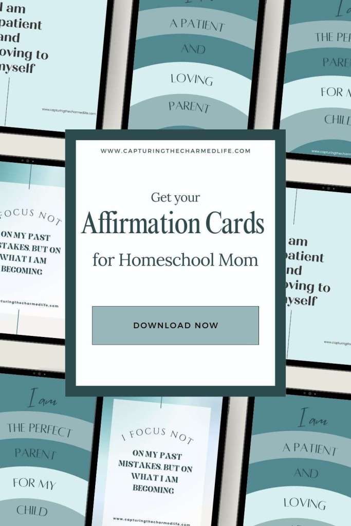 Homeschool Mama Daily Affirmation Cards