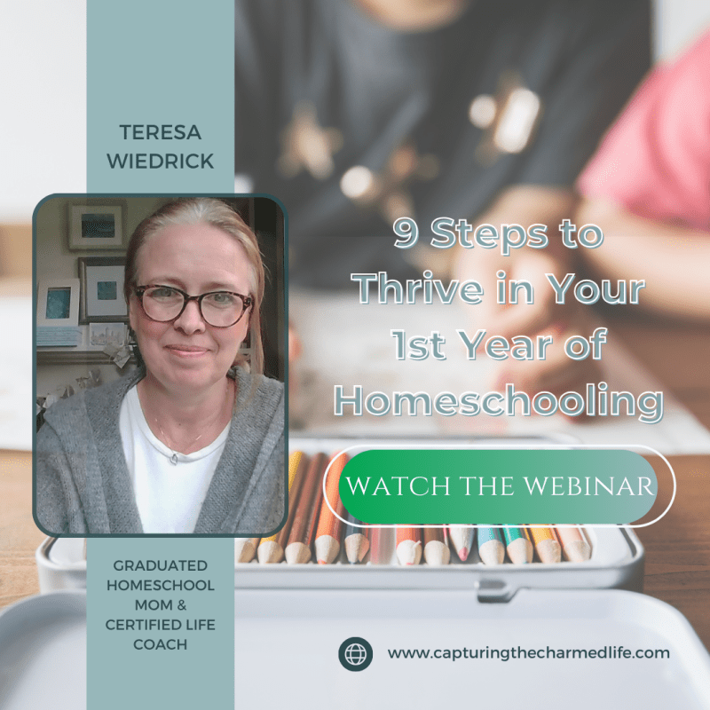 Watch the 9 Steps to Thrive in your 1st Homeschool Year webinar