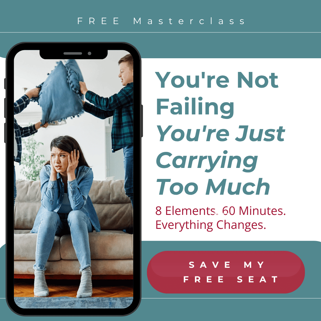 You're Not Failing, You're Just Carrying too Much--Homeschool Life Coach