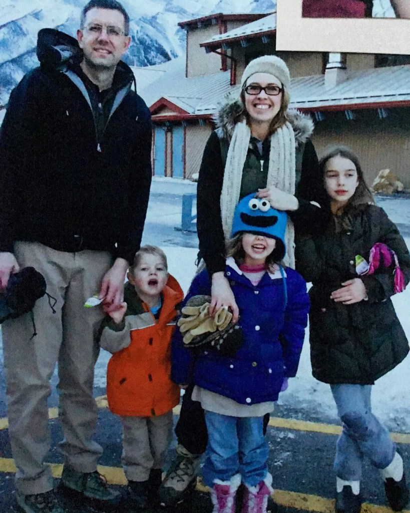 The Wiedrick Family in Whistler, BC