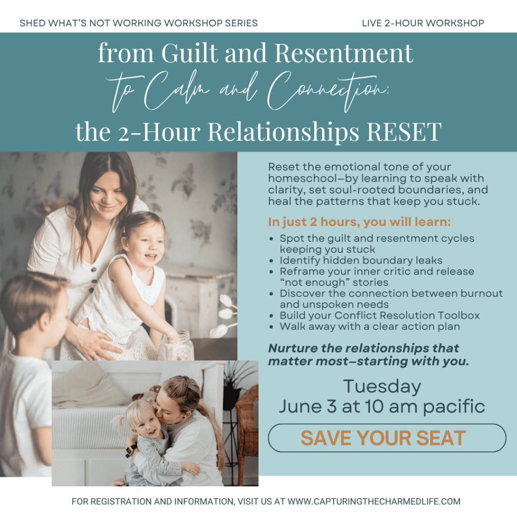 from Guilt & Resentment to Calm & Confident: the 2 hour Relationships Reset Workshop
