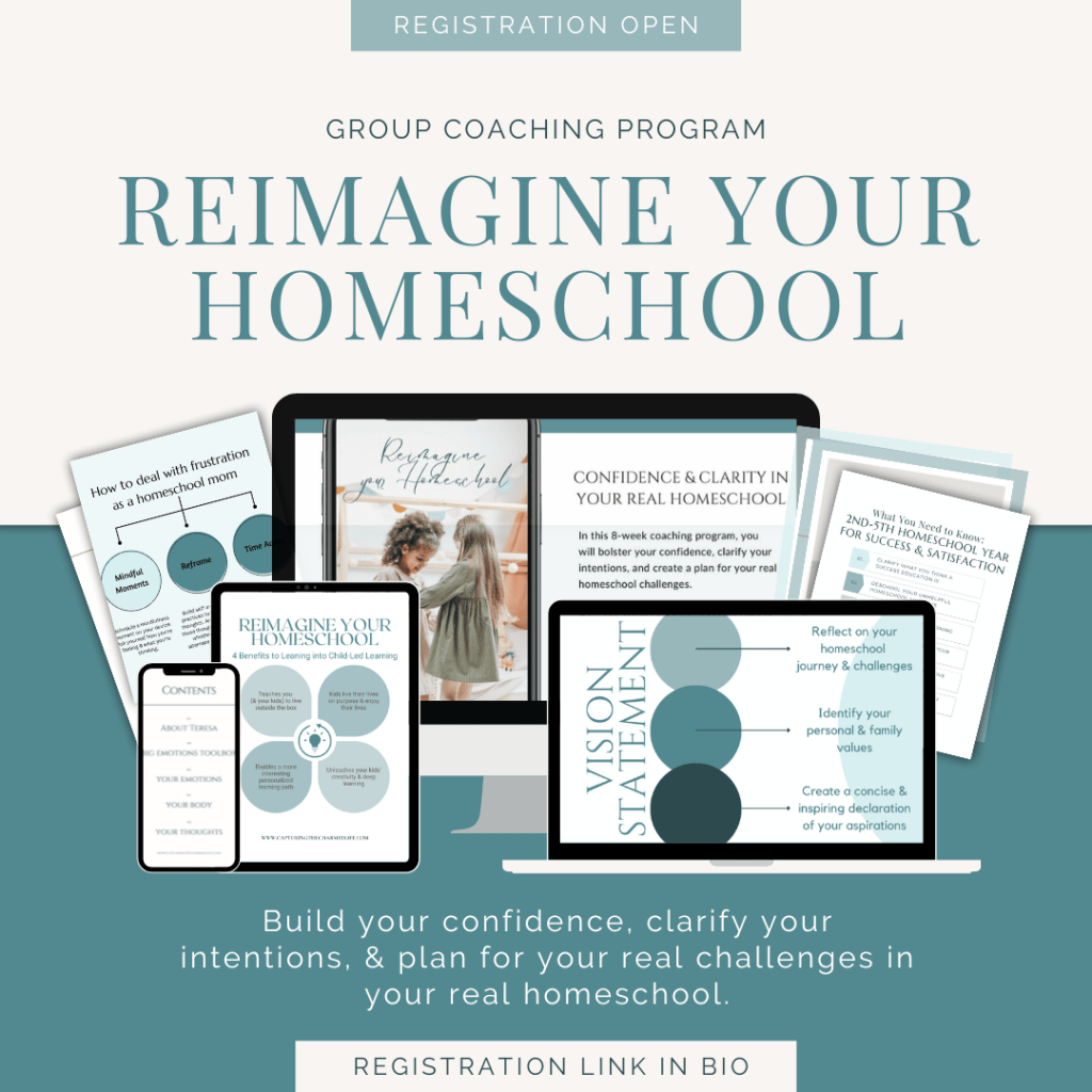 Join the Reimagine your Homeschool Group Coaching Program