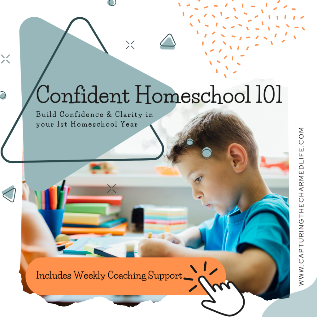 Confident Homeschool 101
Build Clarity, Confidence & Calm
in Your First Year
Includes Weekly Coaching Support
