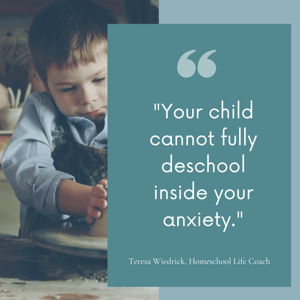 A young boy absorbed in hands-on play — one of the most misread signs a child needs to deschool is quiet, self-directed focus that doesn't look "productive" to a schooled eye.