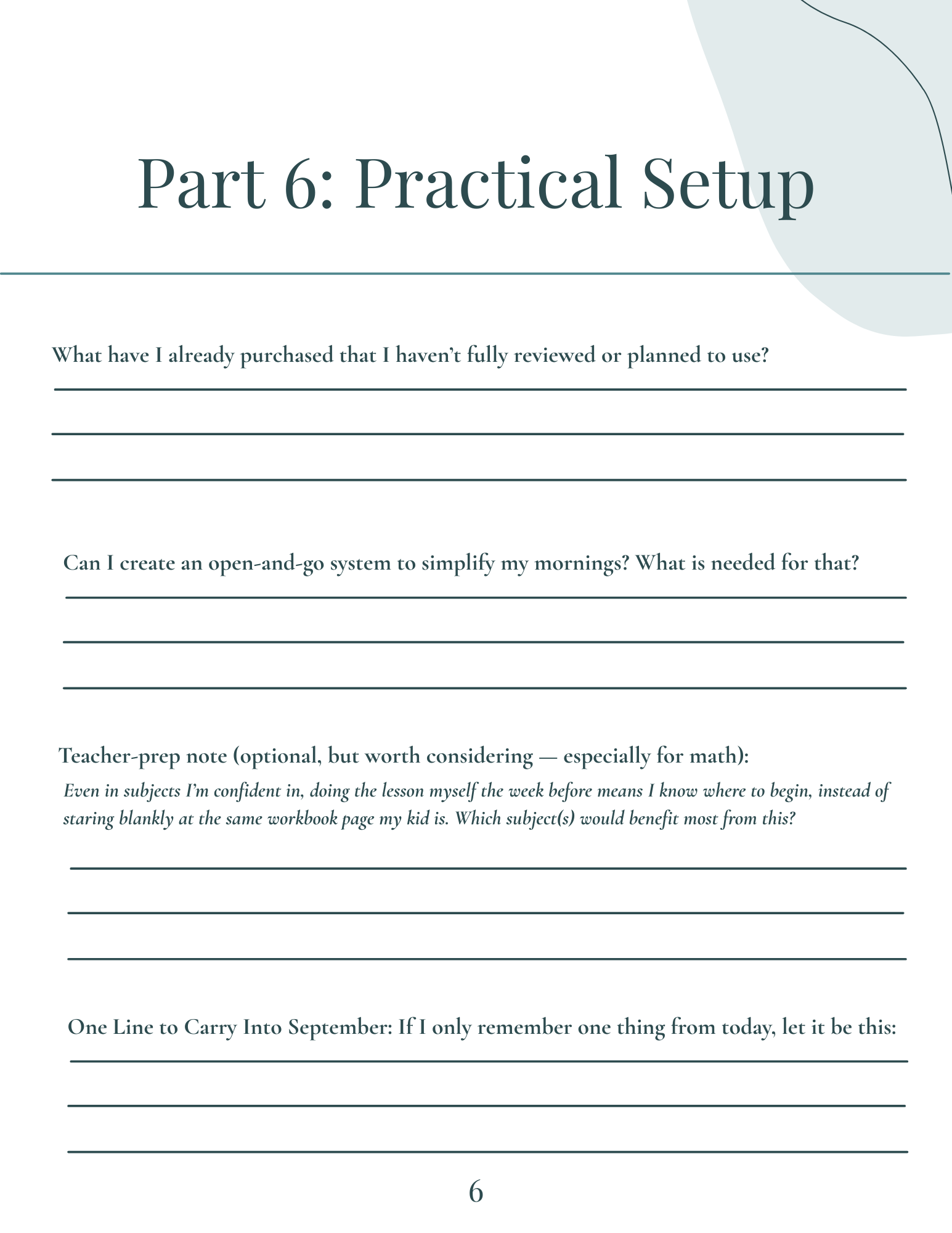 A Realistic Planning Tool for Homeschool Moms | Capacity & Rhythm Workbook - Image 5
