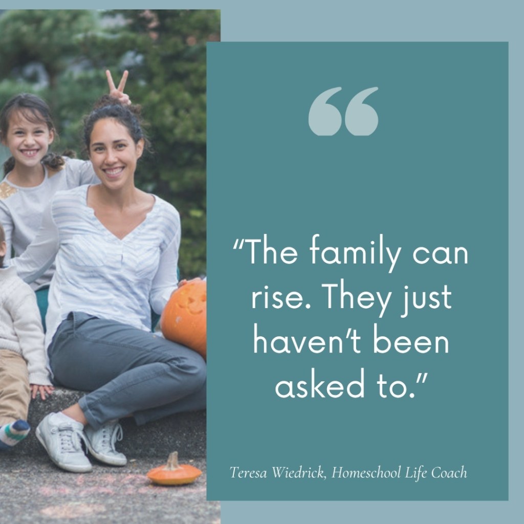 The family can rise. They just haven’t been asked to.